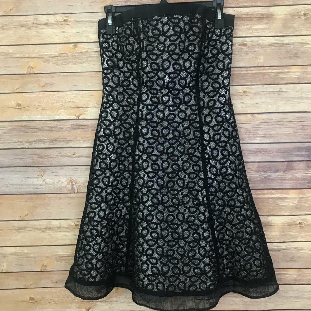 WHBM Strapless Holiday Cocktail Party Dress Size 0